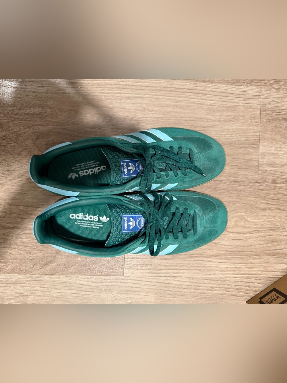 Adidas Men's Green Gazelle Sneakers